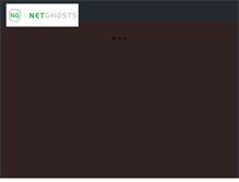 Tablet Screenshot of netghosts.com